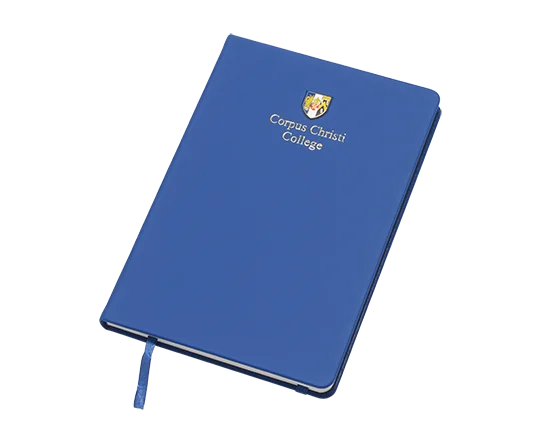 Cufflinks with custom logos for a branded and professional look-Corpus Christi College Notebook