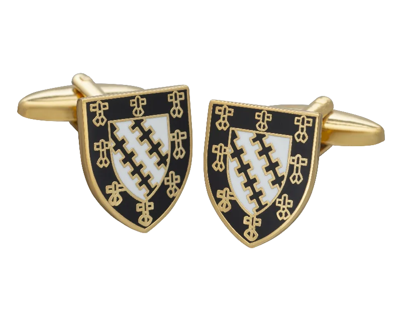 Best cufflinks for the office with simple yet stylish designs for business attire-Exeter College Cufflinks