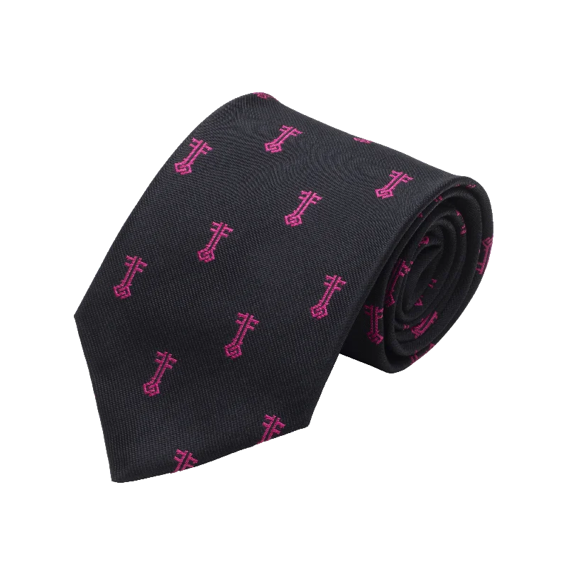 Cufflinks with art deco designs for a vintage and glamorous accessory-Exeter College Silk Tie