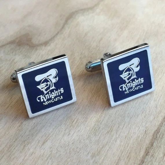 Best cufflinks with textured designs for added dimension and style-NRL Newcastle Knights Cufflinks