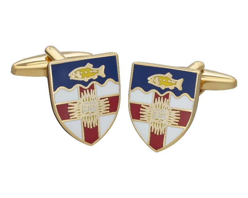 Best cufflinks with modern minimalist designs for a chic, subtle style-Regent's Park College Cufflinks