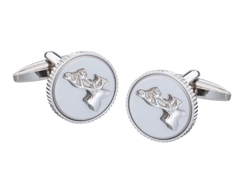 Best cufflinks with matching tie clips for a coordinated and fashionable set-Mr Stag Cufflinks