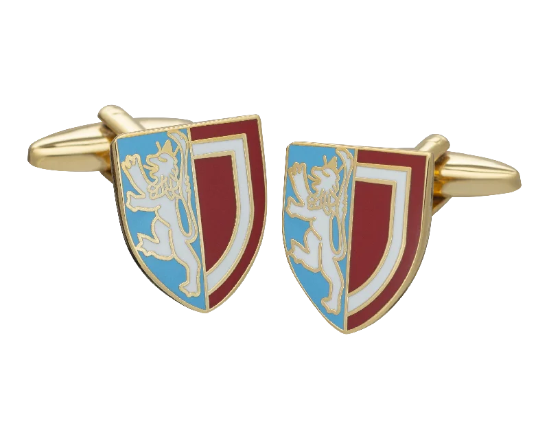 Unique cufflinks with gemstone accents for a bold and luxurious look-Balliol College Cufflinks