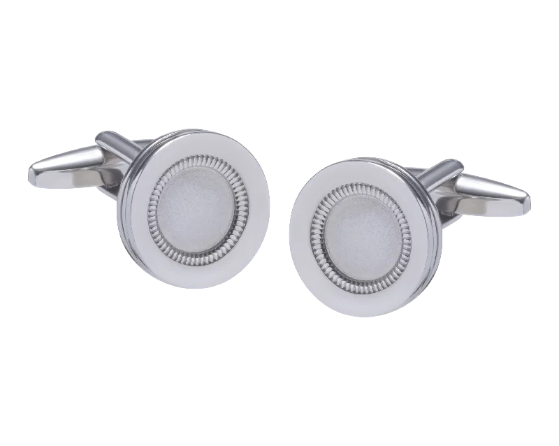 Best cufflinks with a polished gold finish for a luxurious and timeless look-The Roulette Metal Cufflinks