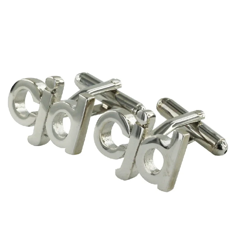 Best cufflinks with onyx inlays for a sleek, elegant and timeless appearance-Personalised Letters CJD