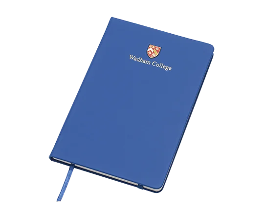 Personalized cufflinks with engravings for a thoughtful and custom gift idea-Wadham College Notebook