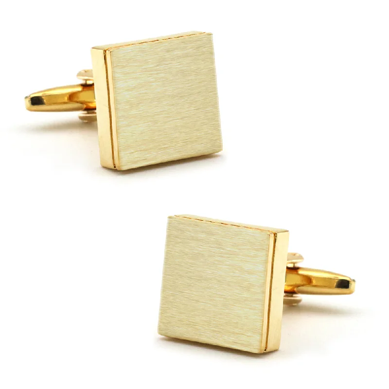 Best cufflinks with round designs for a classic, versatile look-Savannah Gold Rhodium Plated Cufflinks