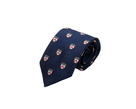 Cufflinks with silver and enamel combinations for a colorful and polished look-Keble College Silk Tie