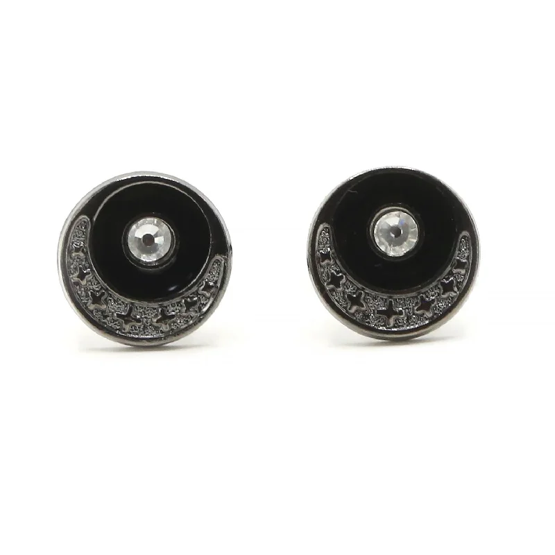 Best cufflinks with durable enamel finishes for long-lasting wear and vibrant color-Men's Cufflink - Grey