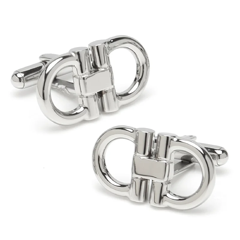 Cufflinks with sports-related designs for fans and athletes looking to showcase their interests-Horse Bit Stainless Steel Cufflinks