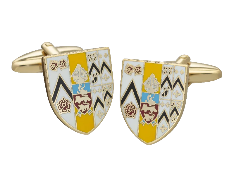 Cufflinks with sports-related designs for fans and athletes looking to showcase their interests-Brasenose College Cufflinks