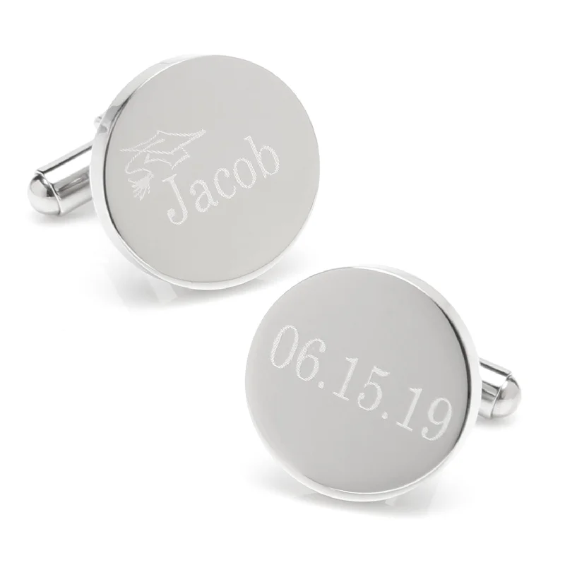 Best cufflinks for business attire with simple, sleek designs for professionals-Graduation Day Cufflinks