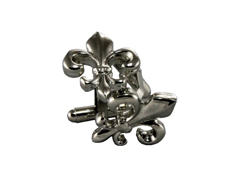 Best cufflinks for business attire with simple, sleek designs for professionals-Fleur-De-Lis Cufflinks