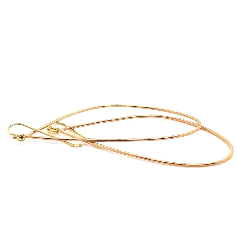 Stylish hoop earrings with diamond accents for an elegant and sparkling effect-18kt Gold Abstract Earring