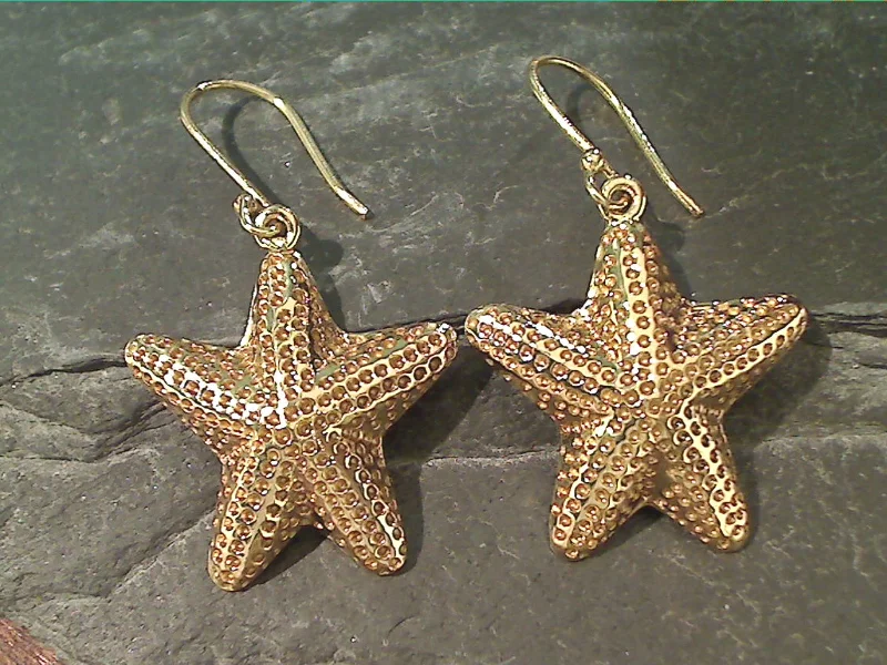 Hoop earrings with circle designs for a classic and timeless shape-Alchemia Starfish Earrings