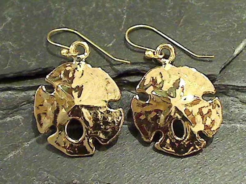 Hoop earrings with tortoiseshell designs for a chic and classic style-Alchemia Sand Dollar Earrings