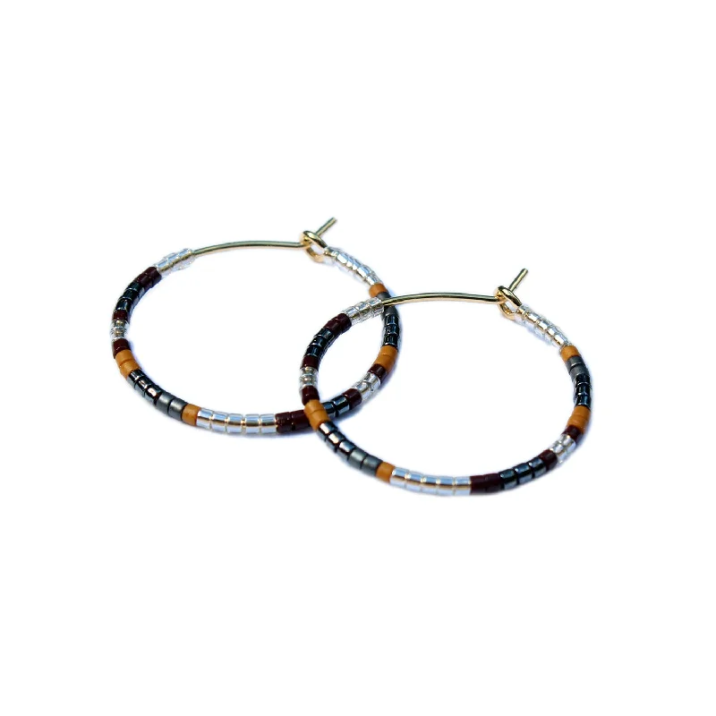 Large hoop earrings for a bold and statement-making fashion accessory-Ana Hoops / SM