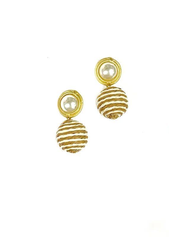 Best hoop earrings with hammered gold for a rustic yet elegant look-Brett | Stripe