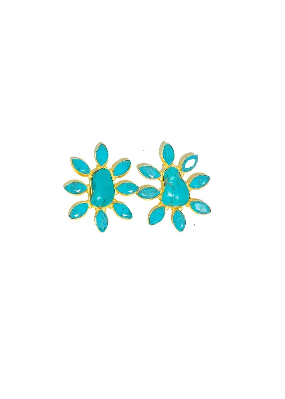 Hoop earrings with colorful beads for a fun and playful vibe-Burton