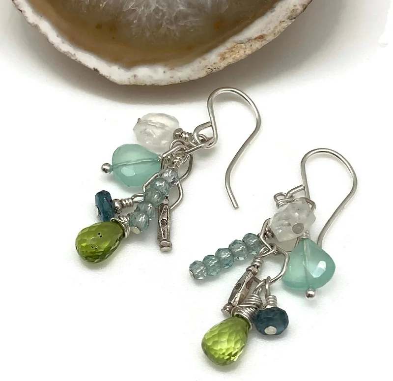 Best hoop earrings with turquoise stones for a bohemian-inspired vibe-Candy Jar Chandelier Earrings