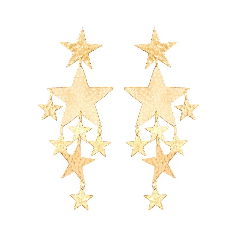 Best hoop earrings with baroque pearls for a luxurious and elegant vibe-Constellation Earrings