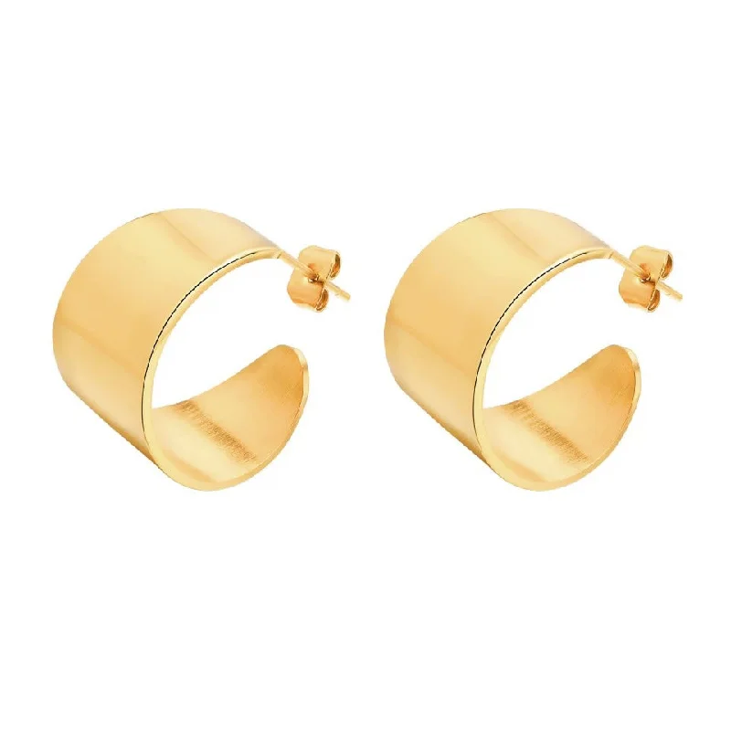 Best hoop earrings with crescent-shaped designs for a bold, moon-inspired style-Crosby Hoop