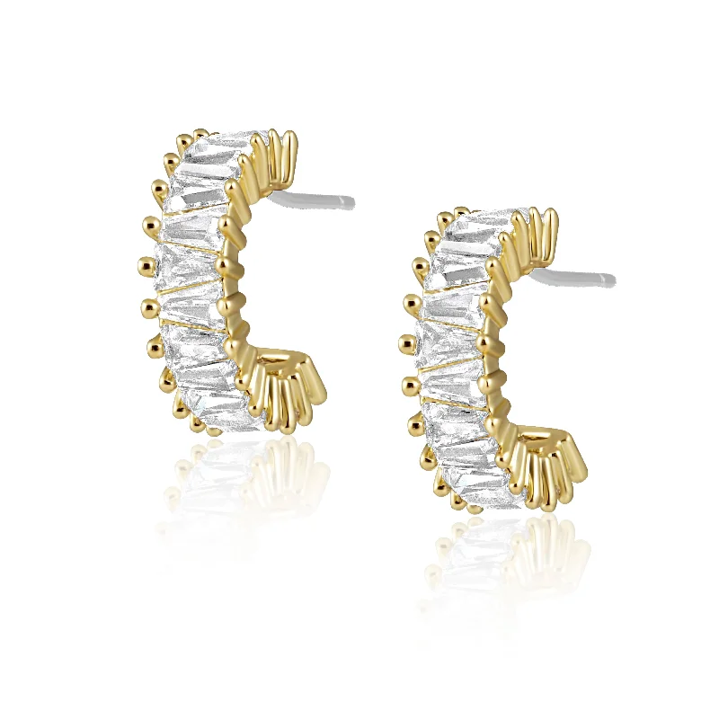 Hoop earrings with dangling charms for a playful and fun look-Dakota Mini Hoops