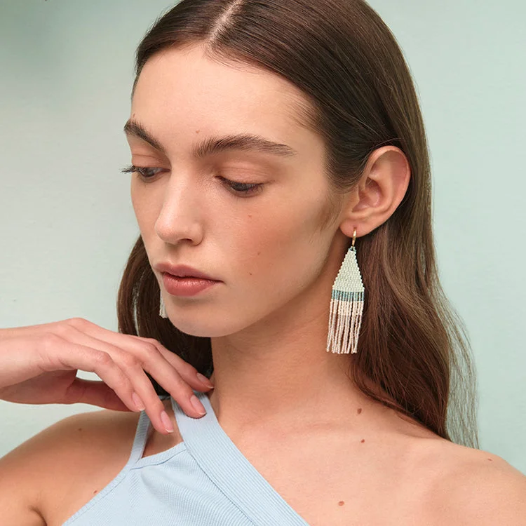 Hoop earrings with open designs for a modern, lighthearted vibe-Franja Earring