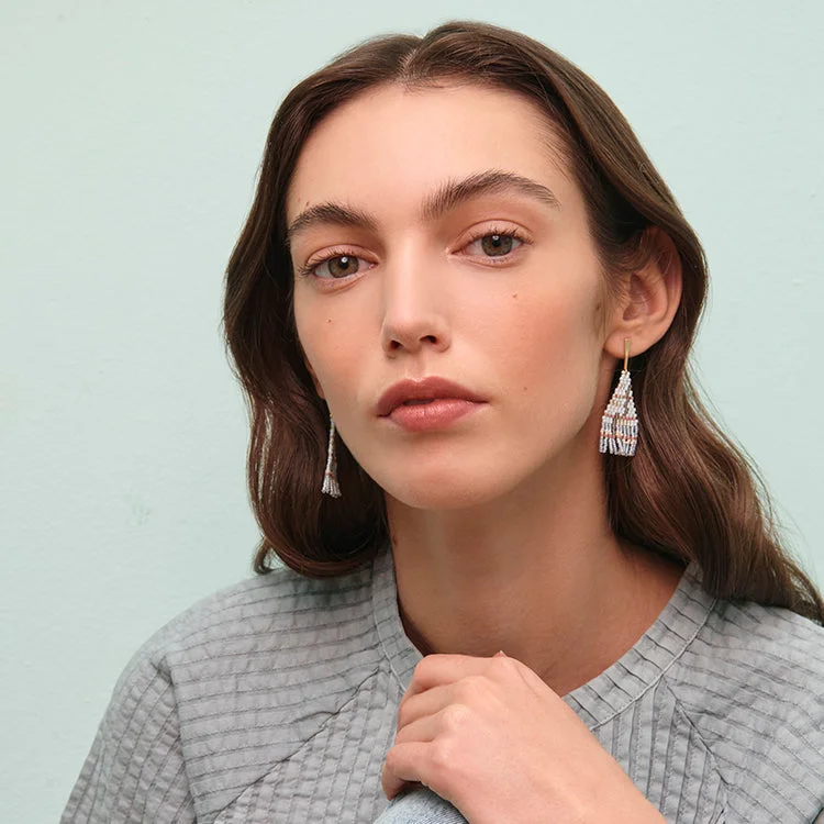 Hoop earrings with a chunky design for a bold and trendy statement-Josie Earring