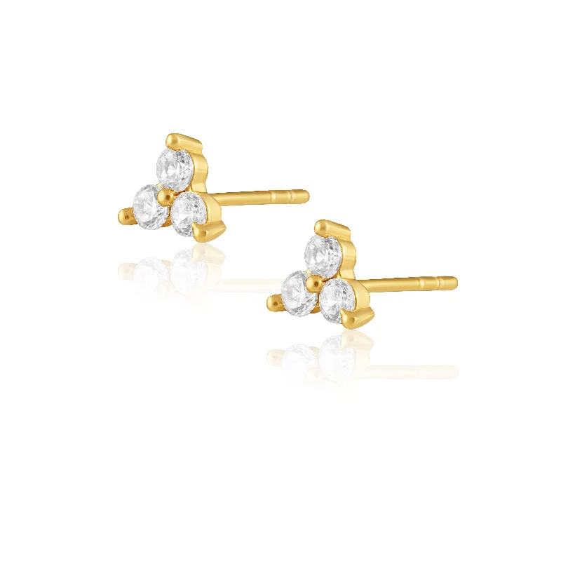 Hoop earrings with luxe velvet finishes for a rich and luxurious touch-Kira Studs