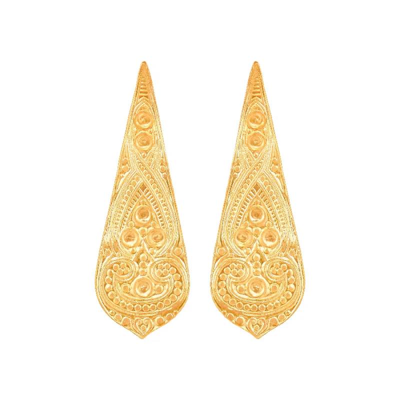 Hoop earrings with snake print designs for an edgy, wild appearance-Liane Earrings