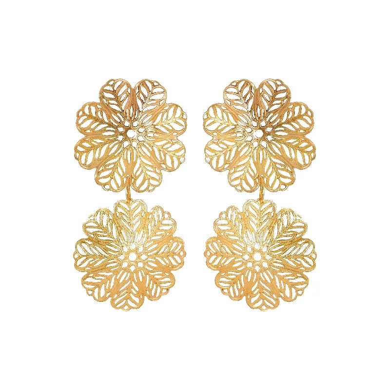 Best hoop earrings with gold-plated finishes for an affordable luxury vibe-Little Pointelle Earrings