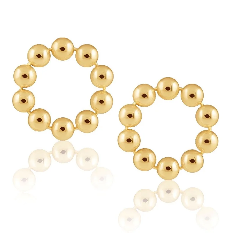 Hoop earrings with rhinestone-studded rims for a glamorous touch-Lolita Earring