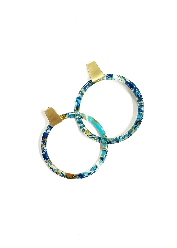 Best hoop earrings with angel wing accents for a spiritual and meaningful design-Maeve II