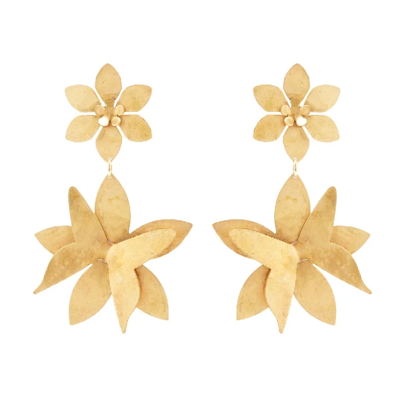 Hoop earrings with satin finishes for a smooth and elegant appearance-Mariposa Butterfly Earrings