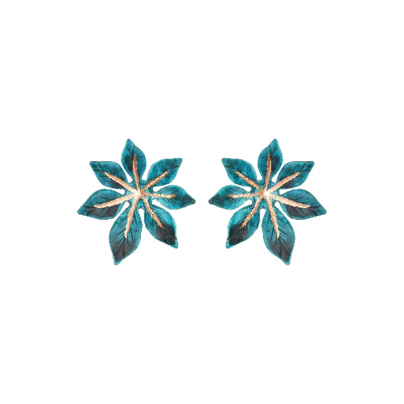 Best hoop earrings with snake-inspired designs for an edgy and fierce vibe-Mini Teal Laila Earrings