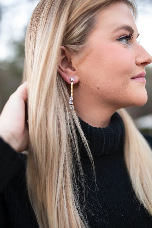 Hoop earrings with a matte black finish for a sleek, edgy vibe-Saul