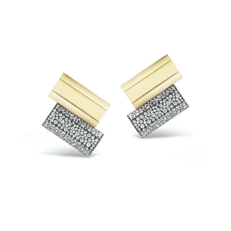 Best hoop earrings with geometric shapes for a modern and artistic appeal-Stella Bar Earrings