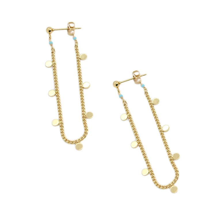 Small hoop earrings for a delicate and understated everyday wear-Swoop Earring