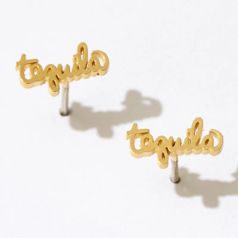 Best hoop earrings with snake chain details for a sleek and modern touch-Tequila Studs