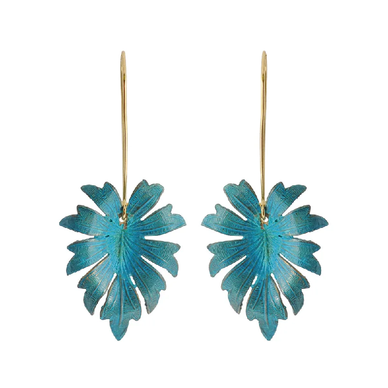 Best hoop earrings with rose gold for a romantic and warm aesthetic-Verdigris Eden Earrings