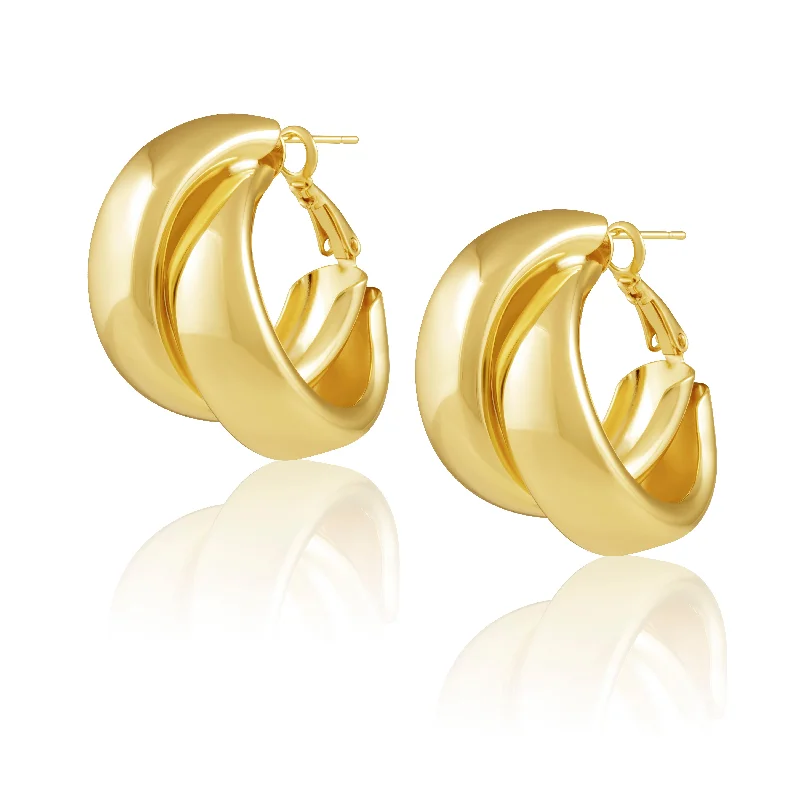 Best hoop earrings with custom engravings for a personalized and meaningful gift-Whitney Hoops