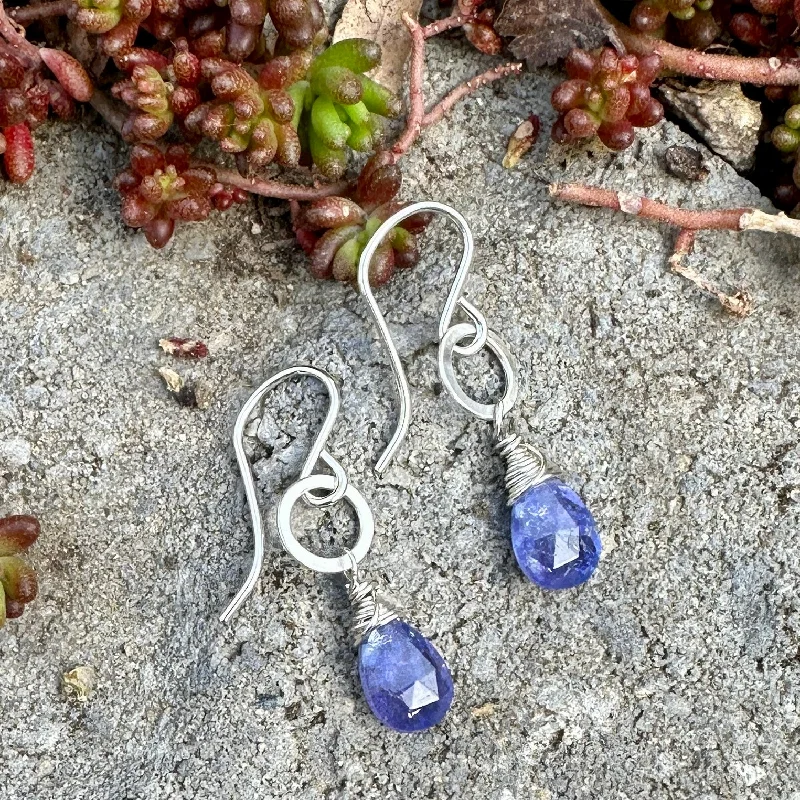 Small hoop earrings for a delicate and understated everyday wear-Stone Circle Earrings