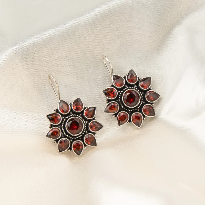 Short Drop Earrings for Subtle -Nipura Amber Naisha Drop Earrings