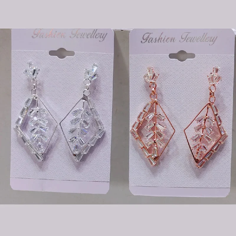 Detachable Drop Earrings with Charms -Tip Top Jewellers Crystal And Austrian Stone Dangler Earrings