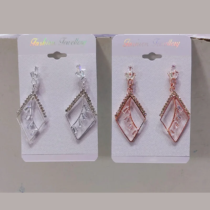 Hypoallergenic Drop Earrings for Sensitive -Tip Top Jewellers Crystal And Austrian Stone Dangler Earrings