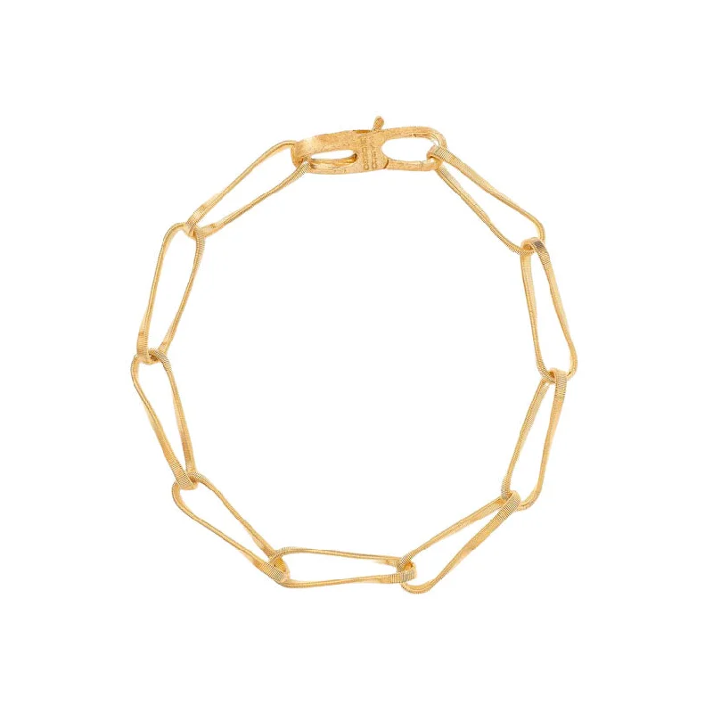 Classic bangle bracelets with clean lines for an elegant and versatile accessory-Marrakech Onde Twisted Coil Link Bracelet