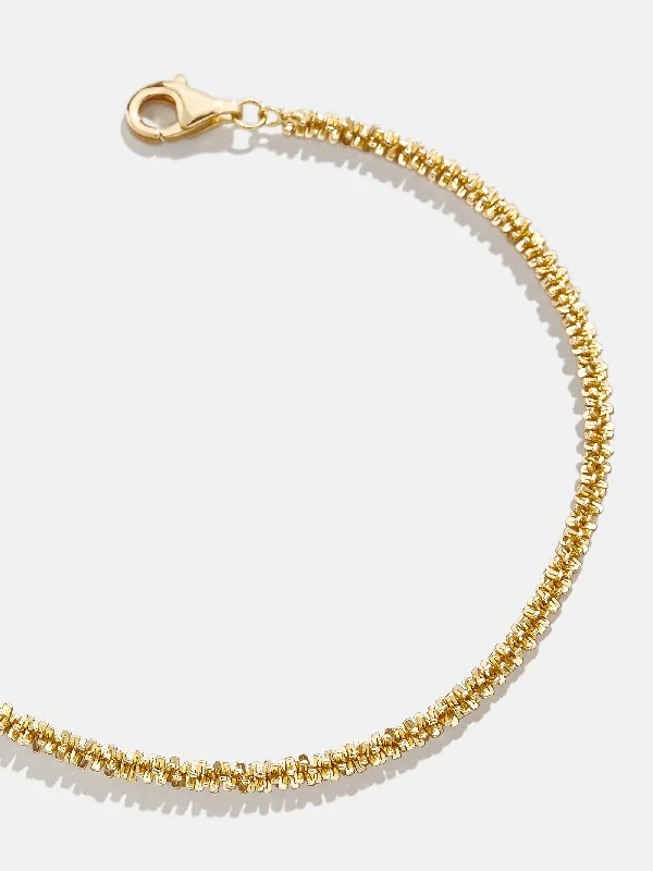 Simple bangle bracelets with open designs for a trendy and minimalist style-Avery 18K Gold Bracelet - Gold