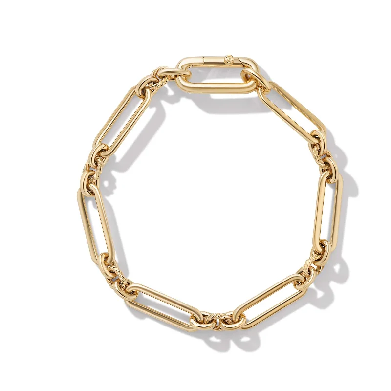 Vintage-inspired bangle bracelets with antique finishes for a retro, nostalgic style-Lexington Chain Bracelet in 18K Yellow Gold