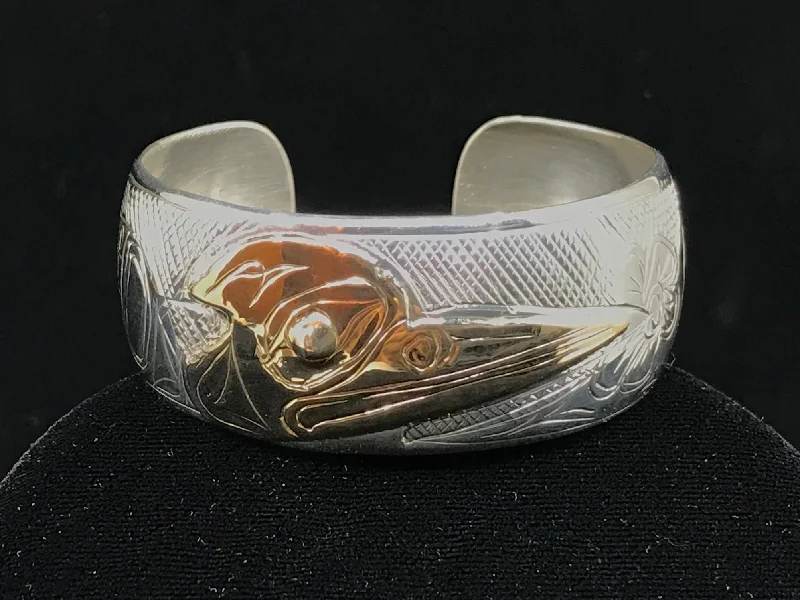 Best bangle bracelets with enamel detailing for a colorful and unique design-Bracelet- G. Chilton; Silver, Gold, 1", Various Designs